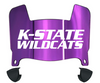 Kansas State Wildcats Mini Football Helmet Visor Shield w/ Clips - PICK VISOR & LOGO COLOR