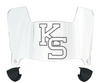 Kansas State Wildcats Mini Football Helmet Visor Shield w/ Clips - PICK VISOR & LOGO COLOR