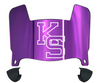 Kansas State Wildcats Mini Football Helmet Visor Shield w/ Clips - PICK VISOR & LOGO COLOR