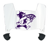 Kansas State Wildcats Mini Football Helmet Visor Shield w/ Clips - PICK VISOR & LOGO COLOR