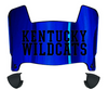 Kentucky Wildcats Mini Football Helmet Visor Shield w/ Clips - PICK VISOR & LOGO COLOR