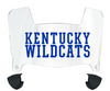 Kentucky Wildcats Mini Football Helmet Visor Shield w/ Clips - PICK VISOR & LOGO COLOR