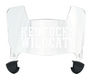 Kentucky Wildcats Mini Football Helmet Visor Shield w/ Clips - PICK VISOR & LOGO COLOR