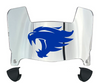 Kentucky Wildcats Mini Football Helmet Visor Shield w/ Clips - PICK VISOR & LOGO COLOR