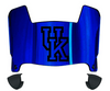 Kentucky Wildcats Mini Football Helmet Visor Shield w/ Clips - PICK VISOR & LOGO COLOR