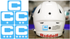 Captain Patch Jersey C Style LIGHT BLUE Football Helmet Decal - Perfect for Adult & Youth Full Size Football Helmets