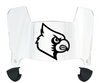 Louisville Cardinals Mini Football Helmet Visor Shield w/ Clips - PICK VISOR & LOGO COLOR