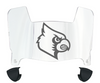 Louisville Cardinals Mini Football Helmet Visor Shield w/ Clips - PICK VISOR & LOGO COLOR