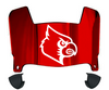 Louisville Cardinals Mini Football Helmet Visor Shield w/ Clips - PICK VISOR & LOGO COLOR