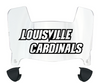 Louisville Cardinals Mini Football Helmet Visor Shield w/ Clips - PICK VISOR & LOGO COLOR