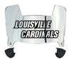 Louisville Cardinals Mini Football Helmet Visor Shield w/ Clips - PICK VISOR & LOGO COLOR