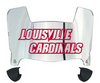 Louisville Cardinals Mini Football Helmet Visor Shield w/ Clips - PICK VISOR & LOGO COLOR