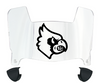 Louisville Cardinals Mini Football Helmet Visor Shield w/ Clips - PICK VISOR & LOGO COLOR