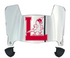 Louisville Cardinals Mini Football Helmet Visor Shield w/ Clips - PICK VISOR & LOGO COLOR