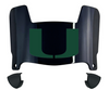 Miami Hurricanes Mini Football Helmet Visor Shield w/ Clips - PICK VISOR & LOGO COLOR