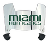 Miami Hurricanes Mini Football Helmet Visor Shield w/ Clips - PICK VISOR & LOGO COLOR