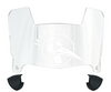 Miami Hurricanes Mini Football Helmet Visor Shield w/ Clips - PICK VISOR & LOGO COLOR