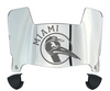 Miami Hurricanes Mini Football Helmet Visor Shield w/ Clips - PICK VISOR & LOGO COLOR