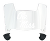 Ole Miss Mississippi Rebels Mini Football Helmet Visor Shield w/ Clips - PICK VISOR & LOGO COLOR