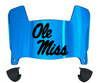 Ole Miss Mississippi Rebels Mini Football Helmet Visor Shield w/ Clips - PICK VISOR & LOGO COLOR