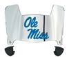 Ole Miss Mississippi Rebels Mini Football Helmet Visor Shield w/ Clips - PICK VISOR & LOGO COLOR