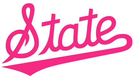 Mississippi State Bulldogs HOT PINK Team Logo Premium DieCut Vinyl Decal PICK SIZE