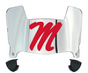 Ole Miss Mississippi Rebels Mini Football Helmet Visor Shield w/ Clips - PICK VISOR & LOGO COLOR