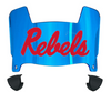 Ole Miss Mississippi Rebels Mini Football Helmet Visor Shield w/ Clips - PICK VISOR & LOGO COLOR