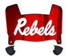 Ole Miss Mississippi Rebels Mini Football Helmet Visor Shield w/ Clips - PICK VISOR & LOGO COLOR