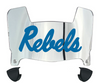 Ole Miss Mississippi Rebels Mini Football Helmet Visor Shield w/ Clips - PICK VISOR & LOGO COLOR