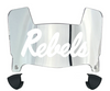 Ole Miss Mississippi Rebels Mini Football Helmet Visor Shield w/ Clips - PICK VISOR & LOGO COLOR