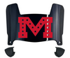 Ole Miss Mississippi Rebels Mini Football Helmet Visor Shield w/ Clips - PICK VISOR & LOGO COLOR