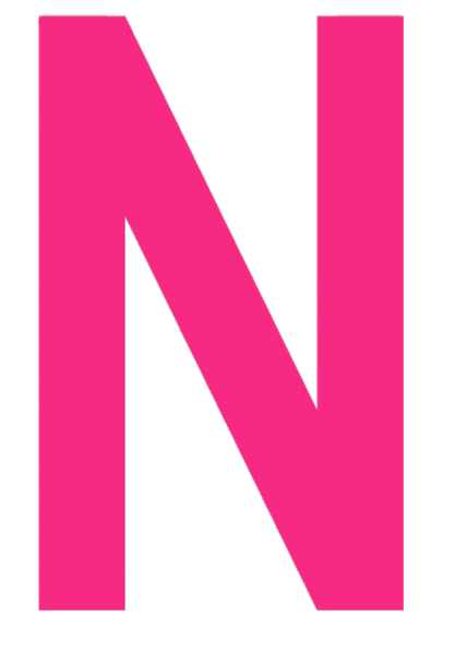 Nebraska Cornhuskers HOT PINK Alternate N Logo Premium DieCut Vinyl Decal PICK SIZE