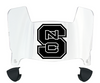 North Carolina NC State Wolfpack Mini Football Helmet Visor Shield w/ Clips - PICK VISOR & LOGO COLOR