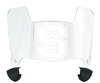 North Carolina NC State Wolfpack Mini Football Helmet Visor Shield w/ Clips - PICK VISOR & LOGO COLOR