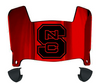 North Carolina NC State Wolfpack Mini Football Helmet Visor Shield w/ Clips - PICK VISOR & LOGO COLOR