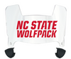 North Carolina NC State Wolfpack Mini Football Helmet Visor Shield w/ Clips - PICK VISOR & LOGO COLOR