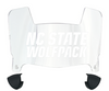 North Carolina NC State Wolfpack Mini Football Helmet Visor Shield w/ Clips - PICK VISOR & LOGO COLOR