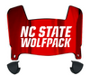 North Carolina NC State Wolfpack Mini Football Helmet Visor Shield w/ Clips - PICK VISOR & LOGO COLOR