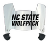 North Carolina NC State Wolfpack Mini Football Helmet Visor Shield w/ Clips - PICK VISOR & LOGO COLOR