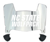 North Carolina NC State Wolfpack Mini Football Helmet Visor Shield w/ Clips - PICK VISOR & LOGO COLOR