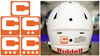 Captain Patch Jersey C Style ORANGE Football Helmet Decal - Perfect for Adult & Youth Full Size Football Helmets