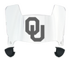 Oklahoma Sooners Mini Football Helmet Visor Shield w/ Clips - PICK VISOR & LOGO COLOR