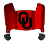 Oklahoma Sooners Mini Football Helmet Visor Shield w/ Clips - PICK VISOR & LOGO COLOR