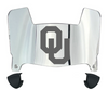 Oklahoma Sooners Mini Football Helmet Visor Shield w/ Clips - PICK VISOR & LOGO COLOR