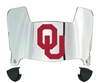 Oklahoma Sooners Mini Football Helmet Visor Shield w/ Clips - PICK VISOR & LOGO COLOR