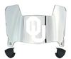 Oklahoma Sooners Mini Football Helmet Visor Shield w/ Clips - PICK VISOR & LOGO COLOR