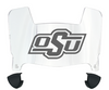 Oklahoma State Cowboys Mini Football Helmet Visor Shield w/ Clips - PICK VISOR & LOGO COLOR