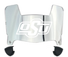 Oklahoma State Cowboys Mini Football Helmet Visor Shield w/ Clips - PICK VISOR & LOGO COLOR