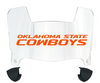 Oklahoma State Cowboys Mini Football Helmet Visor Shield w/ Clips - PICK VISOR & LOGO COLOR